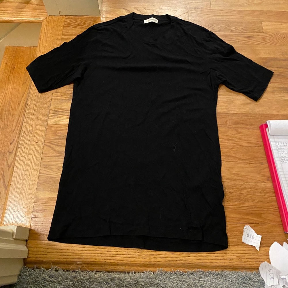 Black T shirt dress